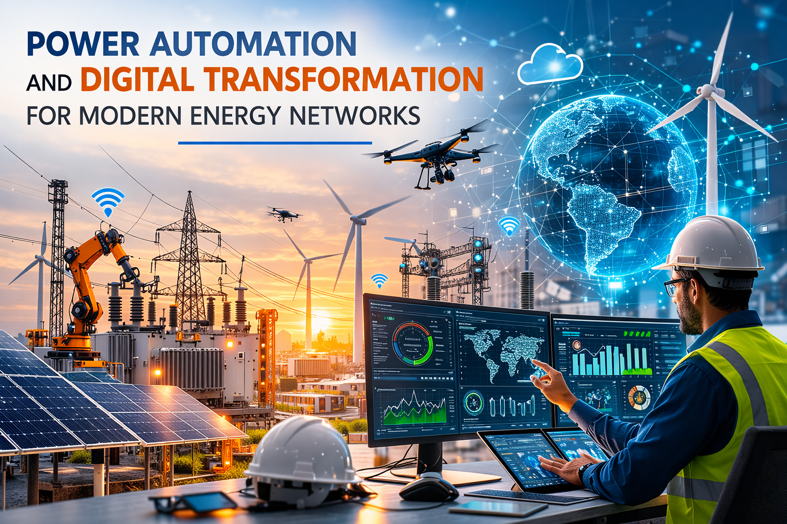 Power automation and digital transformation for modern energy networks
